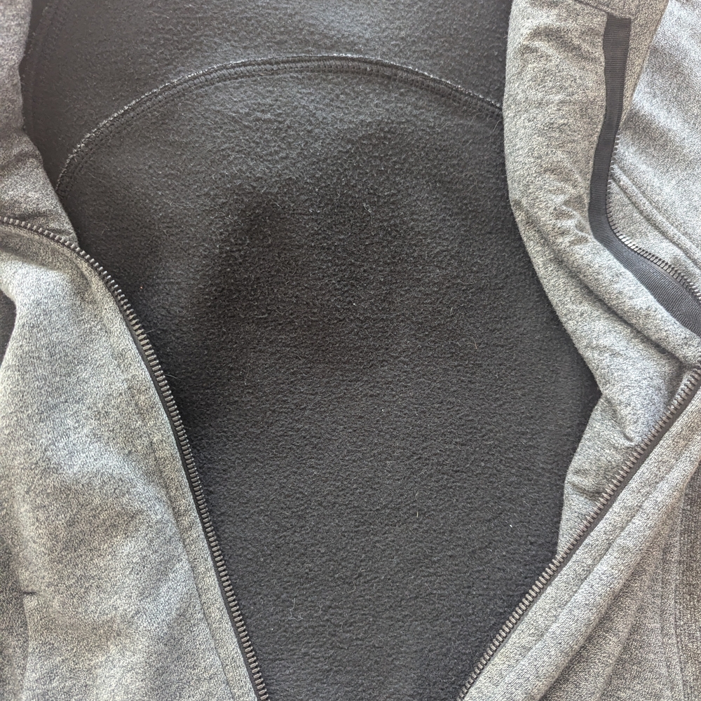 lululemon Scuba Charcoal Zip-Up Hoodie US Size 4 - Picture 12 of 12